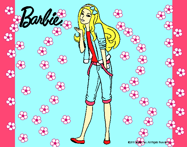 Barbie con look casual