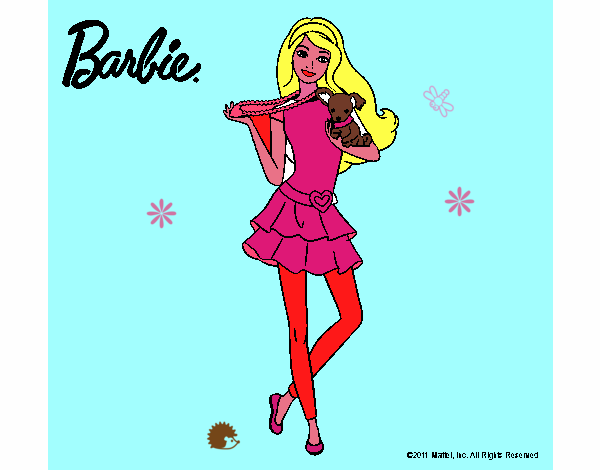 Barbie y su mascota