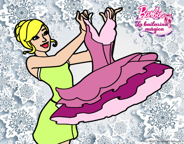 Barbie y su vestido de ballet