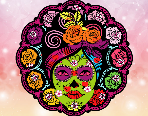 Calavera mejicana femenina