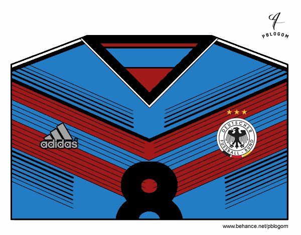 Camiseta del mundial de fútbol 2014 de Alemania