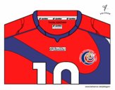 Camiseta del mundial de fútbol 2014 de Costa Rica