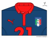 Camiseta del mundial de fútbol 2014 de Italia