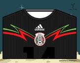 Camiseta del mundial de fútbol 2014 de México