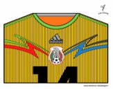 Camiseta del mundial de fútbol 2014 de México