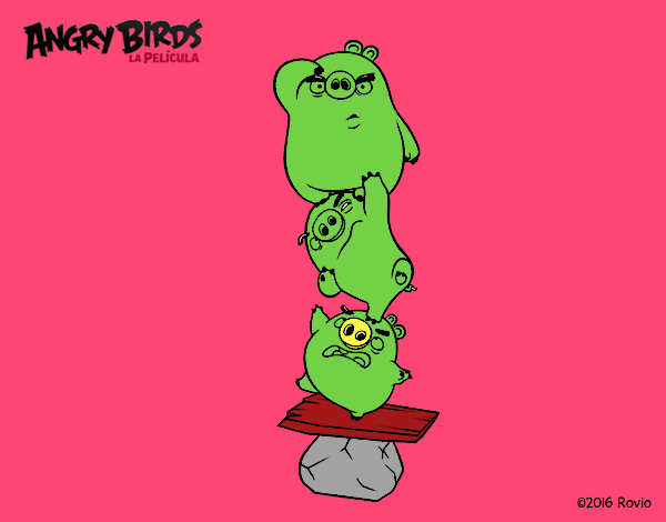 Cerdos verdes de Angry Birds