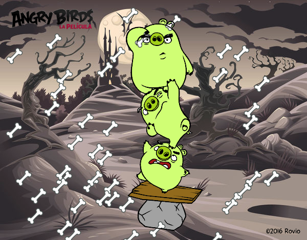 Cerdos verdes de Angry Birds