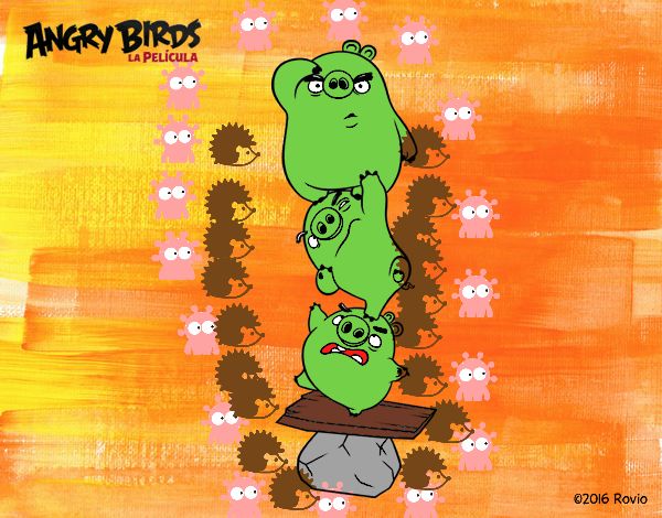 Cerdos verdes de Angry Birds