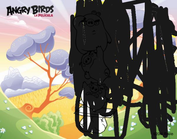 Cerdos verdes de Angry Birds