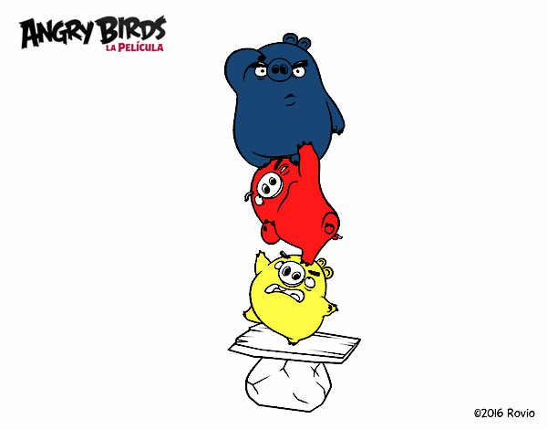 Cerdos verdes de Angry Birds