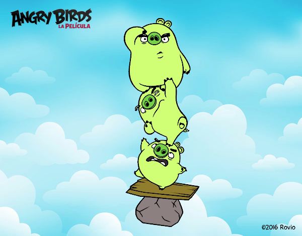 Cerdos verdes de Angry Birds