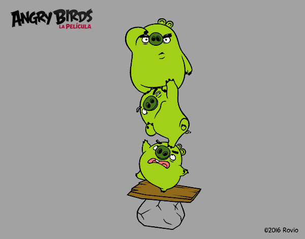 Cerdos verdes de Angry Birds