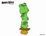 Cerdos verdes de Angry Birds