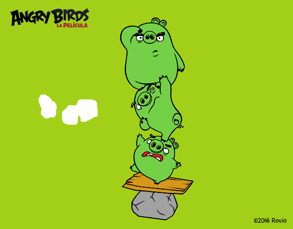 Cerdos verdes de Angry Birds