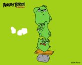 Cerdos verdes de Angry Birds