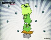 Cerdos verdes de Angry Birds