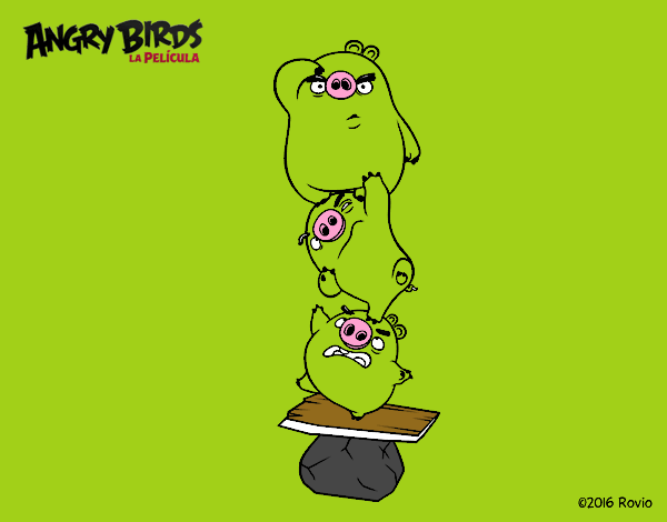 Cerdos verdes de Angry Birds