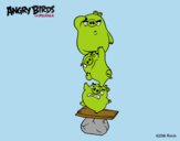 Cerdos verdes de Angry Birds