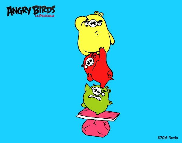 Cerdos verdes de Angry Birds