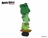 Cerdos verdes de Angry Birds