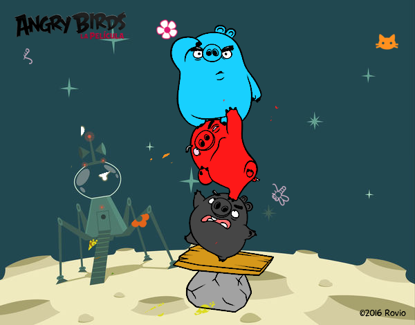 Cerdos verdes de Angry Birds