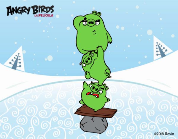 Cerdos verdes de Angry Birds