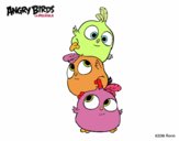 Dibujo Las crias de Angry Birds pintado por lucyca