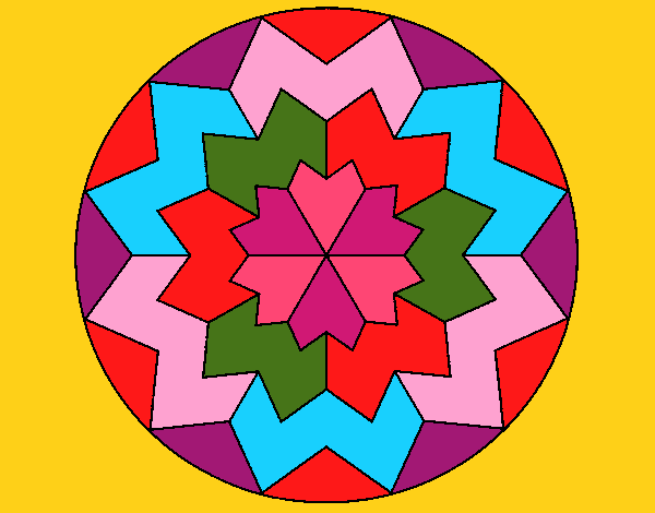 Dibujo Mandala 29 pintado por dominium