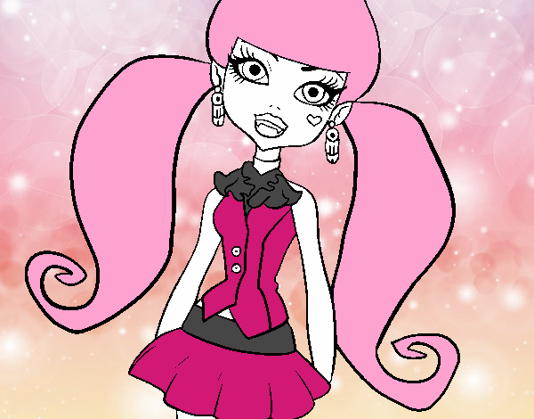 una   monster high   hermosa