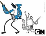 Mordecai y Rigby