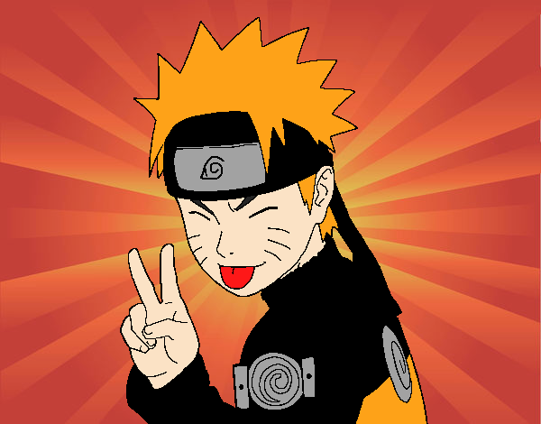 Naruto sacando lengua