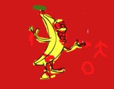 Dibujo Señor plátano pintado por ben8545123