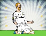 Sergio Ramos celebrando un gol