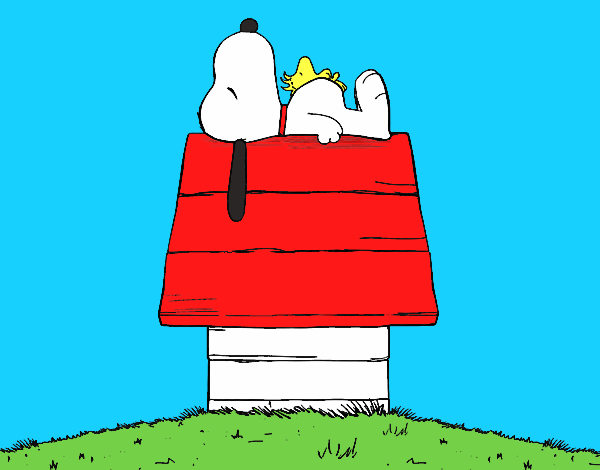 Snoopy durmiendo