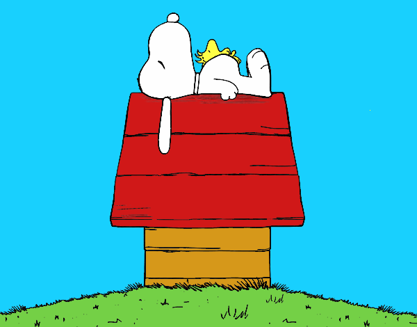 Snoopy durmiendo