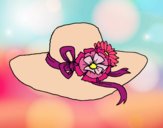 Dibujo Sombrero con flores pintado por Kiminari