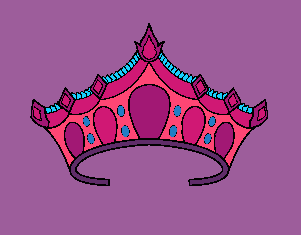 Dibujo Tiara pintado por dominium