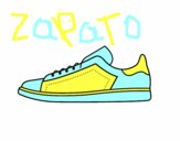 Dibujo Zapatillas deportivas  pintado por yeis