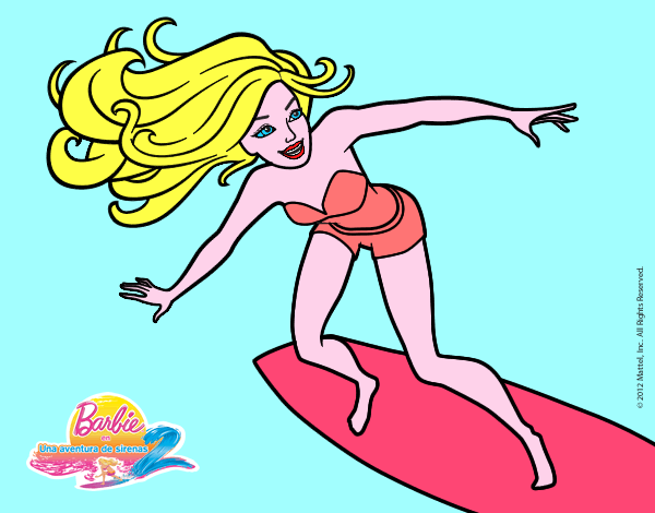 Barbie  en  la  playa