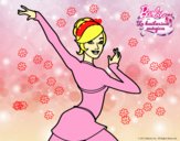 Barbie en postura de ballet