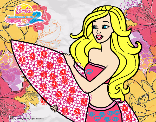 Barbie va a surfear