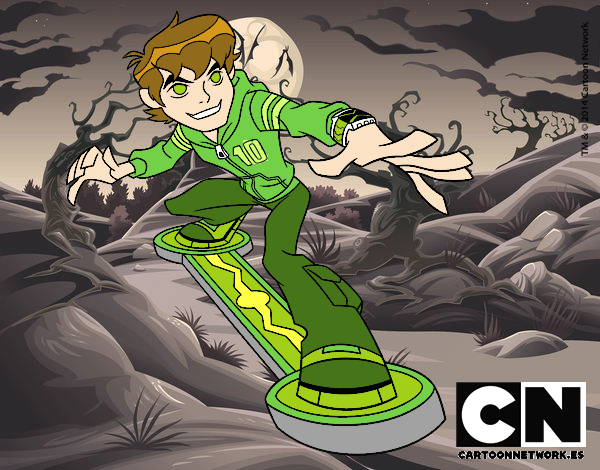 Ben 10 skateboard