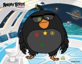 Dibujo Bomb de Angry Birds pintado por lokiphanto