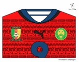 Camiseta del mundial de fútbol 2014 de Camerún