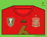 Camiseta del mundial de fútbol 2014 de España