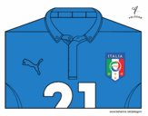 Camiseta del mundial de fútbol 2014 de Italia