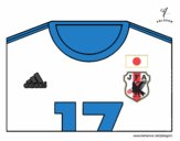 Camiseta del mundial de fútbol 2014 de Japón