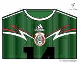 Camiseta del mundial de fútbol 2014 de México