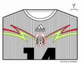 Camiseta del mundial de fútbol 2014 de México