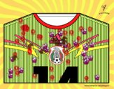 Camiseta del mundial de fútbol 2014 de México